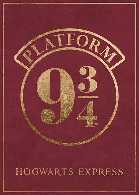 Platform 9 3-4 Illusion Vintage Harry Potter Posters, Harry Potter Poster Gryffindor, Platform 9 3/4 Printable, Quidditch Decor, Platform 9 3/4, Harry Potter Posters Printable, Room Posters Printable, Hogwarts Sign, Hogwarts Poster