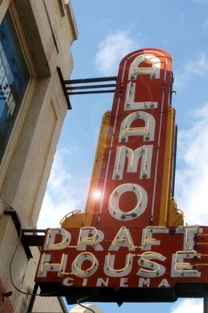 Alamo Drafthouse Cinema, Things To Do In Austin, Alamo Drafthouse, Visit Austin, Lightroom Photo, The Alamo, Movie Theaters, Old Signs, Texas Travel