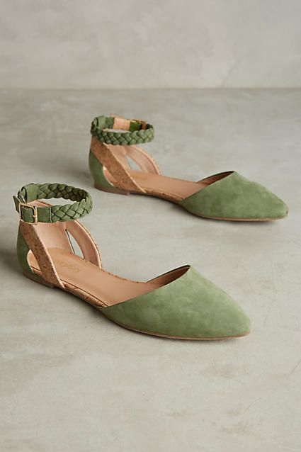 Farylrobin Braided D'Orsay Flats Bold, empowering and fun are the three words that best describe Farylrobin. Afflink. Cute Flats, Rock Chic, Summer Styles, White Solid, Green Shoes, Boots And Sneakers, Pretty Shoes, Winter Shoes, Stylish Shoes