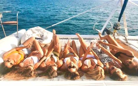 13 Best San Diego Bachelorette Party Ideas | Triton Charters San Diego Bachelorette Party, Party Picture Ideas, San Diego Bachelorette, Party On A Yacht, Dinner Theatre, On A Yacht, Bachelorette Trip, A Yacht, Surf Lesson