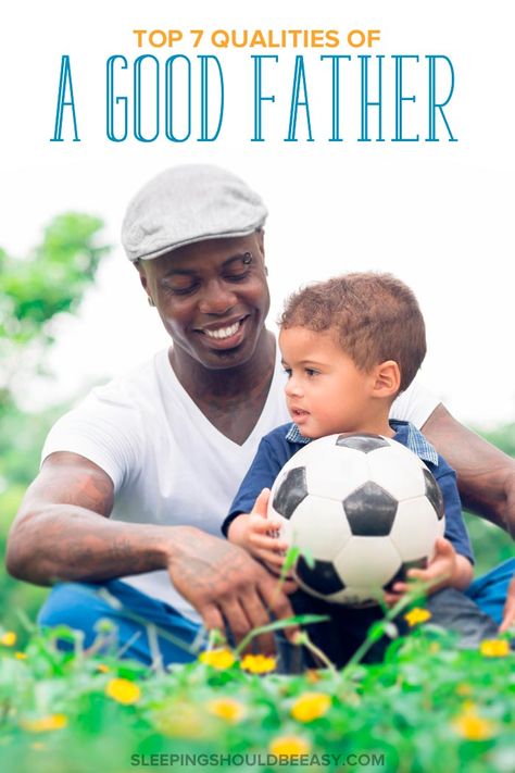 What makes a good dad? Being an amazing father is much more than simply providing for the family. Take a look at the top 7 qualities of a good father and husband and see which characteristics matter the most. A Good Father, Mixed Baby, Good Father, Mixed Babies, Lip Service, Co Parenting, Good Parenting, Science Fair, Good Good Father