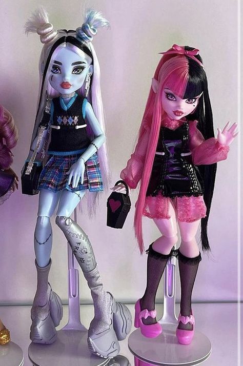 Monster High Restyle G3, Monster High G3 Restyle, Draculaura Restyle, G3 Monster High, Monster High G3, New Monster High Dolls, Shadow Monster, Monster High Doll Clothes, Monster High Pictures