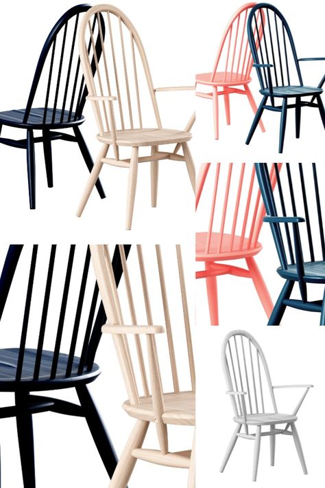 Ercol Furniture, Whitewashed Wood, Max Max, Whitewash Wood, Wood Accents, Interior Design Projects, White Wash, Windsor, Outdoor Chairs