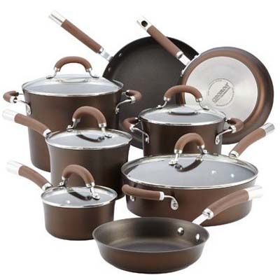 Circulon Premier Professional 13-piece Hard-anodized Cookware Set Chocolate Stainless Steel Base | Foodal.com Circulon Cookware, Pancake Pan, Induction Range, Induction Cookware, Nonstick Cookware Sets, Induction Stove, Induction Cooking, Pots And Pans Sets, Cooking Set