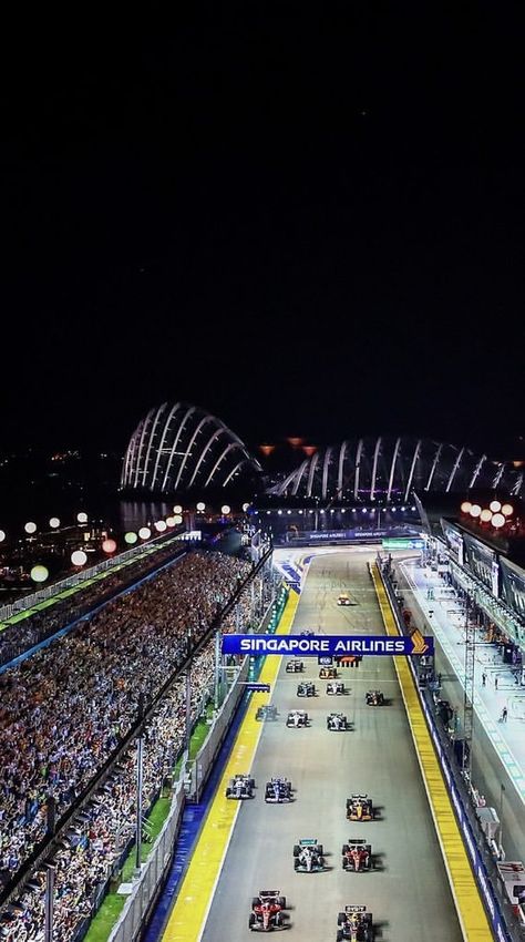 Singapore F1 Circuit, Singapore Gp Wallpaper, Singapore F1 Track, Singapore F1 Aesthetic, Singapore Grand Prix Formula 1, F1 Night Race, Formula 1 Singapore, F1 Singapore, Silverstone F1