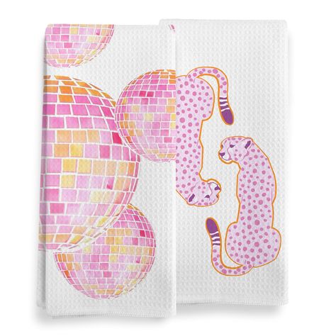 PRICES MAY VARY. WAFFLE DESIGN:This 16 x 24 inch towel is made of polyester waffle material. Its unique design enhances the ambiance of the family kitchen bathroom, Each towel features distinctive patterns and rich colors, adding unique decorations to your home environment. GIFT PREFERRED: Whether it's for your family, friends, or neighbors, this waffle towel makes a great gift choice for Christmas, Mother's Day, birthdays, the school season, Valentine's Day, wedding anniversaries, Thanksgiving, Preppy Towel, Girly College Dorm, Pink Disco Ball, Waffle Design, Pink Disco, Unique Decorations, Decorative Set, Camping Towel, Preppy Pink