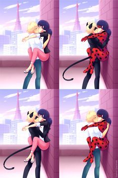 Commission Prices, Ladybug E Catnoir, Miraculous Ladybug Kiss, Tikki Y Plagg, Adrian And Marinette, Ladybug Art, Miraculous Ladybug Oc, Miraculous Wallpaper, Miraculous Ladybug Memes