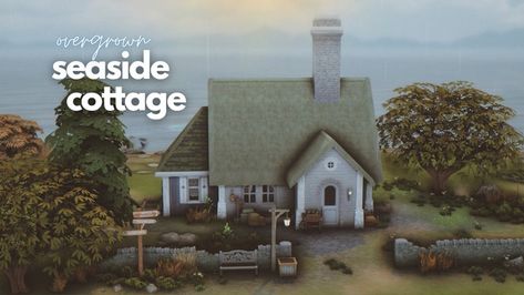 plantsimgirl | creating Sims 4 builds | Patreon Sims 4 Cottage, The Sims 4 Lots, Base Building, Sims 4 House Design, Sims House Plans, Sims Four, Seaside Cottage, Sims 4 Cc Furniture, Sims 4 Build