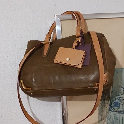 Nwt Etienne Aigner The Daily Collection High Quality Genuine Leather Satchel Handbag Shoulder Bag. 12.5" Length 9" High 4" Deep Leather Satchel Handbags, Etienne Aigner, Satchel Handbag, Satchel Handbags, Leather Satchel, Satchel Bags, Satchel, Genuine Leather, Bag Lady