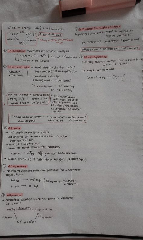 Thermochemistry Notes #4 Thermochemistry Notes, Thermodynamics Notes, Jee Notes, Chemistry Flashcards, Neet Notes, Study Websites, Learn Biology, Learn Physics, Study Stuff