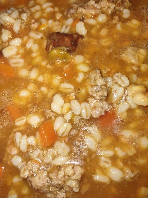 Bridge's Canadian Hamburger Soup Hamburger Soup Recipe, Ham Glaze Recipe, Condensed Tomato Soup, Hamburger Soup, Best Meatloaf, Ribs On Grill, Fish Soup, Favorite Chicken, Glaze Recipe