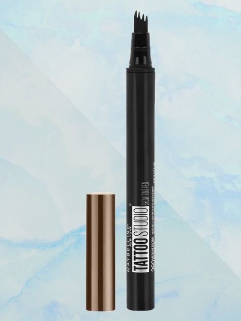 Maybelline New York’s Microblading-Inspired Tattoo Studio Brow Tint Pen Is Finally Launching in the U.S. Maybelline Tattoo, Tweezing Eyebrows, Brow Tint, Eyebrow Shaper, Beauty Youtubers, Brow Pen, How To Draw Eyebrows, Beauty Vlogger, Eyebrow Stencil