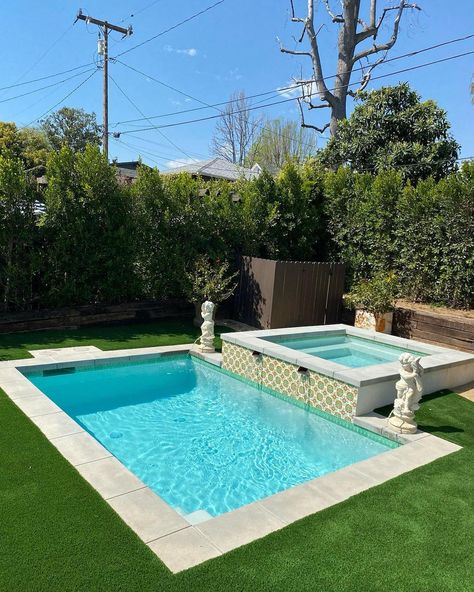 White Plaster Finish ✨ . . . Check out this newly plastered pool & spa with tile +coping installation 💦 Contractor: Mike Preciado #premierpoolplastering #white #plaster #coping #tile #installation #construction #pool #builder #property #backyard #contractor #plumbing #poolman #waterfeature #classic #fyp Pool Plaster, Spa Pool, Water Features, Plumbing, Spa, Pool, Instagram