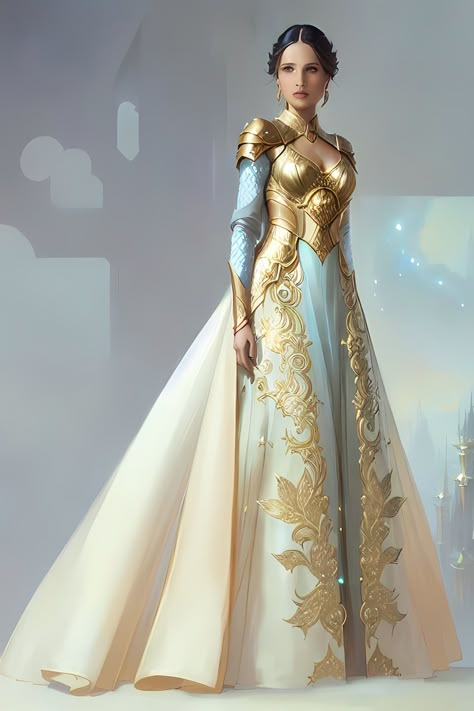 Fantasy Art Dress, Royal Dresses, Fantasy Clothes, Fantasy Outfits, Fantasy Dresses, Fantasy Gowns, Fairytale Dress, Fantasy Costumes, Fantasy Artist