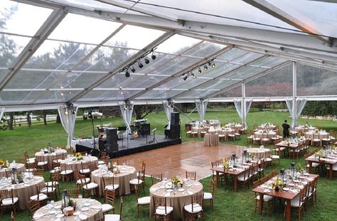 Weddings | EventQuip – Tents, Floors, Power and Climate Control ... Backyard Wedding Reception Tent, Wedding Reception Dance Floor, Clear Top Tent, Selamat Hari Valentine, Wedding Table Layouts, Wedding Reception Layout, Tent Wedding Reception, Reception Layout, Clear Tent