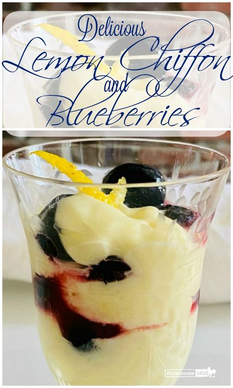 Calling all lemon and blueberry fans! This super chic and easy dessert is hands down delicious and refreshing! It's a dessert that everyone should make this summer! Lemon Blueberry Parfait Cups, Lemon Chiffon Blueberry Dessert, Blueberry Desert, Lemon Blueberry Parfait, Blueberry Parfait, Desert Cups, Lemon And Blueberry, Blueberry Desserts, Lemon Chiffon