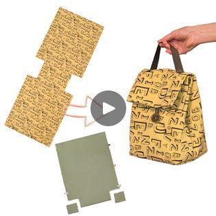 Sewing Lunch Bags, Lunch Bag Diy, Lunch Pale, Lunch Bag Pattern, Lunch Bag Tutorials, Diy Lunchbox, Fabric Lunch Bag, Lunch Bags Pattern, Diy Lunch Bag