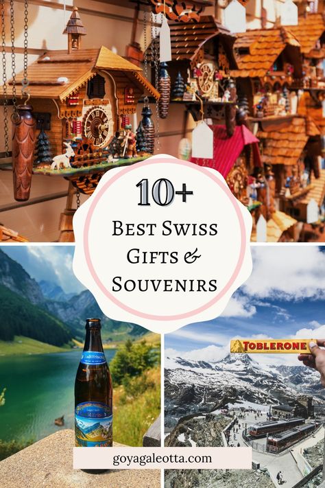 Swiss Souvenirs: 17 Best Gifts from Switzerland Swiss Countryside, Switzerland Hiking, Swiss Chocolate, Cuckoo Clocks, Rhine River, London Christmas, London Food, Zurich Switzerland, Switzerland Travel