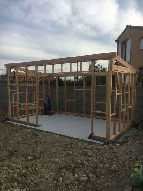 We had so much fun Building shed plans! Here is a quick looks at some photos of our process. Includes link to plans on How to Build a shed! #sheddesigns #shedhomeplans #shedorganization #shedplan #shedsplans #shedstorage #sheddecking #sheddeck #shedsbuildingplans Build A Shed, Diy Storage Shed, Backyard House, Pallet House, Shed Building Plans, Storage Shed Plans, Diy Shed Plans, Shed Plan, Backyard Sheds