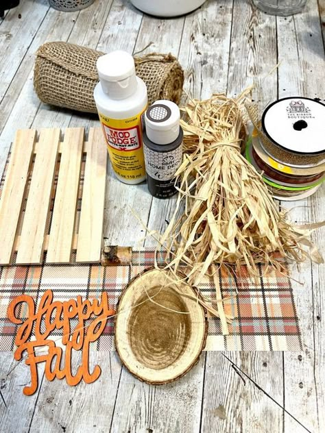 Fall Christmas Tree Ornaments, Dollar Tree Fall Decor Diy Halloween Decorations, Fall Pallets Ideas, Fall Diy Crafts Dollar Tree, Dollar Store Pallet Crafts, Dollar Tree Pallet Pumpkins, Fall Dollar Tree Crafts 2024, Diy Fall Dollar Tree Crafts, Dollar Tree Fall Diy 2023