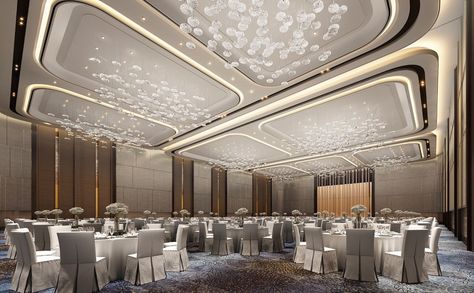 Ballroom Design, Multipurpose Hall, Function Hall, Hotel Ballroom, Grand Ballroom, Hall Interior Design, Event Hall, Hall Interior, Function Room