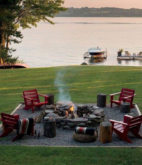 Cheap Fire Pit, Outdoor Fire Pit Seating, Backyard Seating Area, Outdoor Fire Pit Designs, Stone Fire Pit, Backyard Seating, Fire Pit Seating, Fire Pit Area, Fire Pit Designs