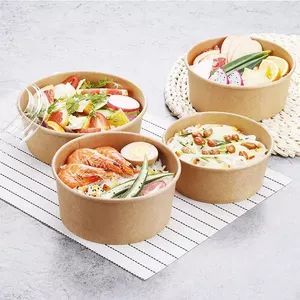 Kraft Foods, Disposable Food Containers, Bowls With Lids, Paper Bowl, Salad Container, Food Package, Paper Lunch, Kitchen Size, Paper Bowls