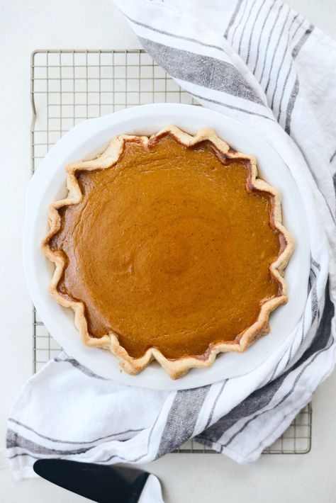 Classic Pumpkin Pie l SimplyScratch.com #thanksgiving #pumpkin #pie #homemade #fromscratch #homemadepiecrust #dessert Perfect Flaky Pie Crust, Frozen Pumpkin Pie, Classic Pumpkin Pie, Healthy Pumpkin Pies, Frozen Pumpkin, Thanksgiving Pumpkin Pie, Best Pumpkin Pie, The Cookie Rookie, Cookie Rookie