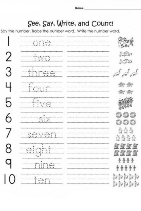 Are you looking for free See Say Write Count for free? We are providing free See Say Write Count for free to support parenting in this pand Math Shapesmic! #SeeSayWriteCount #CounttheWriteSeeSay #SeeSay #WriteCount #See #Say #Write #Count #Worksheets #WorksheetSchools Numbers As Words Worksheet, Write Numbers In Words Worksheet, Writing Numbers In Words, Count And Write The Number, Numbers In Words, Tracing Words, Number Trace, Ingles Kids, Number Words Worksheets