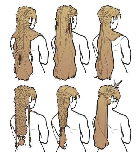 Hair References, Hair Reference, Drawing Stuff, Art Refs, Art Tutorials Drawing, Httyd, How To Draw Hair, Drawing Reference Poses, Fantasy Clothing