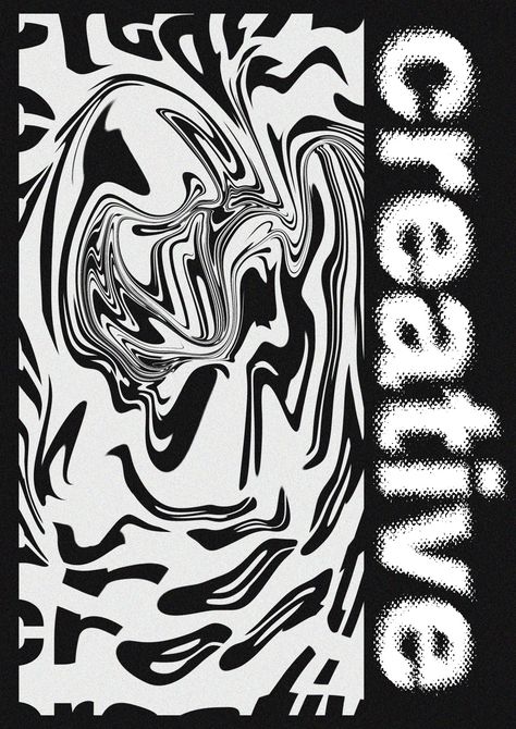 Distorted Type Design, Distorted Typography Aesthetic, Distorted Typography Wallpaper, Distorted Typography Logo, Istd Typography, Surrealism Typography, Distortion Typography, Chaotic Typography, Liquid Graphic Design