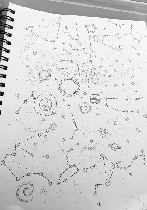 Zodiac constellation Drawing Of Constellations, How To Draw Constellations, Star Constellations Drawing, Constellation Drawing Simple, Constalation Drawings, Constellation Sketch, Constellation Doodle, Constellations Painting, Constellations Drawing