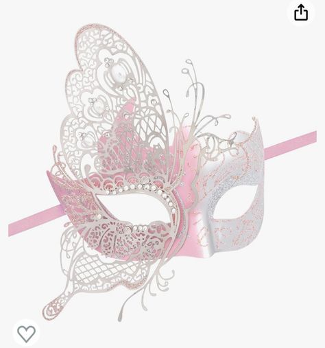 Masquerade Party Decorations Theme, Pink Masquerade Mask, Butterfly Masquerade, Masquerade Party Mask, Mary Kay Timewise Repair, Sugar Skull Cat, Masquerade Theme, Prom Costume, Venetian Masquerade Masks