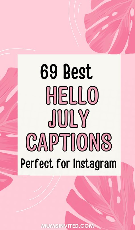 Celebrate the arrival of July with these inspiring month of July quotes. You'll find inspirational, cute, funny, hilarious, short quotes for July 1st, welcome July sayings and hello July quotes and captions perfect for Instagram and Facebook. Find the best Month of July quotes and images to share with family and friends or to use for bullet journaling and iPhone wallpapers. Have a Happy July! July new month messages. Happy new month messages for July. July aesthetic month quotes. Happy July 1st Quotes, Month Of July Quotes, 1 July Quotes, July Quotes Month Of, Hello July Quotes, New Month Messages, July Sayings, Happy New Month Messages, Happy New Month Quotes