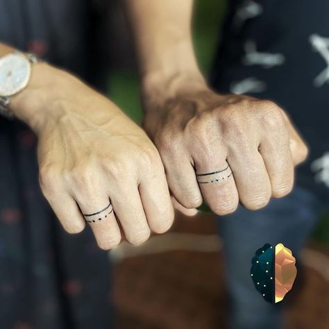 With a sweet ring on their finger they show love to each other White Ring Finger Tattoo, Wedding Ring Tattoo, Verse Tattoos, Ring Finger Tattoos, Sweet Ring, Ring Tattoos, Lord Shiva Painting, Custom Tattoo, Couple Tattoos