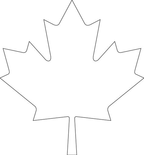 Downloadable maple leaf template for your Canada Day crafts | Canadian Living Canada Day Preschool Crafts, Canadian Decorations, Canada Day Party Decorations, Canada Crafts, Maple Leaf Drawing, Maple Leaf Template, Canada Leaf, Canada Party, Canada Day Crafts