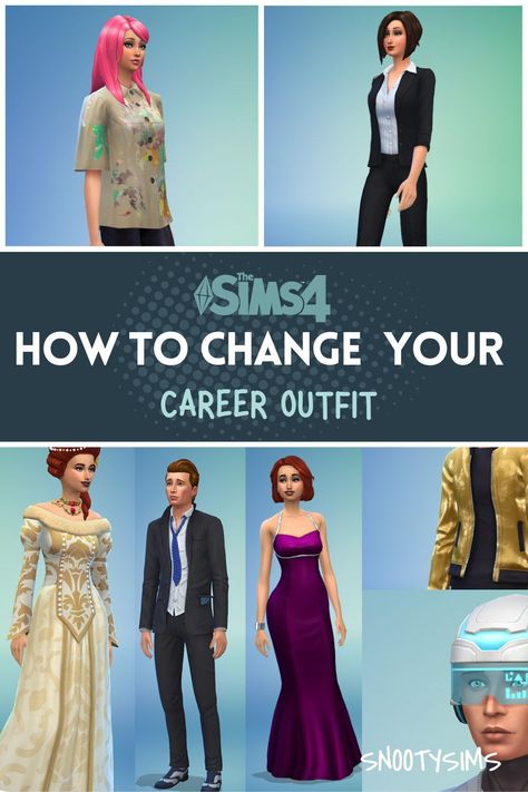 If you’re looking for a way to change the career outfit for your Sim, then you’ve come to the right place! Switching up your work clothes can be a tricky thing in The Sims 4, but luckily there is an easy cheat to solve your problems. Fashion Authority Mod Sims 4, Sims 4 Career Outfit, Sims 4 Work Clothes, Sims 4 Fashion Designer Career, Sims 4 Tips And Tricks, Sims 4 Work Outfit, Sims 4 Work Clothes Cc, Sims 4 Cc Work Clothes, Sims 4 Get To Work