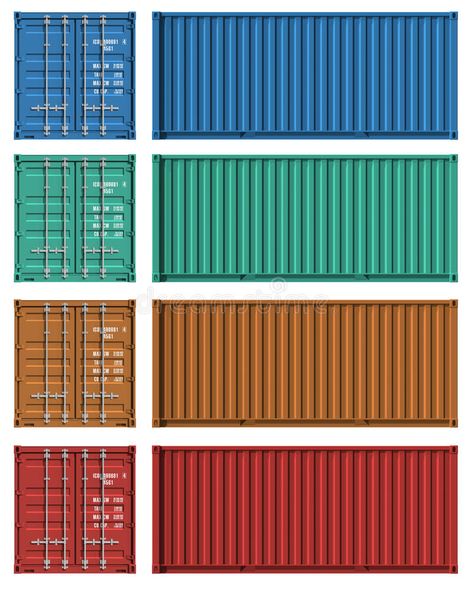 Set of cargo container templates. Set of color cargo container templates isolate , #AFFILIATE, #container, #templates, #Set, #cargo, #white #ad B13 Nissan, Road Texture, Perspective Drawing Architecture, Container Buildings, Cargo Container, Container Architecture, Casa Container, Brew Pub, Shipping Containers