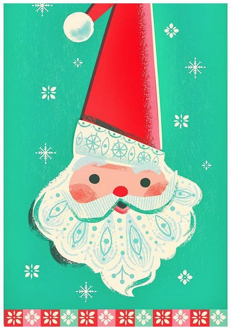 Jill Howarth, Christmas Queen, Winter Art Lesson, Santa Christmas Cards, Santa Art, Santa Claus Is Coming To Town, Christmas Past, Vintage Santa, Vintage Christmas Cards