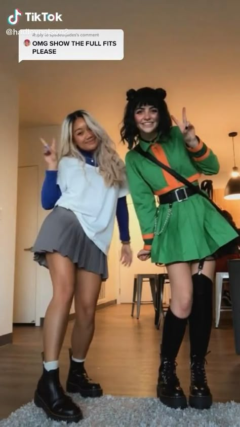 Gon And Killua Halloween Costume, Gon Cosplay, Hunter Costume, Outfits Anime, Couples Halloween Costumes, Video Anime, Estilo Hippy, Epic Cosplay, Couples Halloween