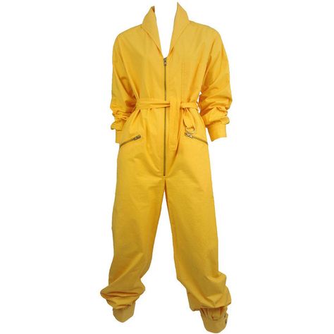 Pre-owned Yves Saint Laurent Yellow Cotton Mechanics Romper ($1,800) ❤ liked on Polyvore featuring jumpsuits, rompers, suits outfits and ensembles, yellow jumpsuit, yellow jump suit, jump suit, playsuit jumpsuit and playsuit romper Mechanic Clothes, Mechanic Jumpsuit, Suits Outfits, Yellow Jumpsuit, Yellow Romper, Romper Jumpsuit, Jumpsuits And Romper, Playsuit Romper, Jumpsuit Fashion