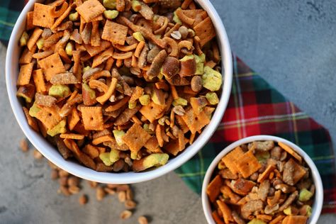 Trader Joe's Step Up to the Snack Bar Mix Copy Cat Recipe Snack Mix Bar, Trader Joes Snacks, Copy Cat Recipe, Sesame Sticks, Honey Roasted Peanuts, Bar Mix, Philly Cheese, Family Christmas Party, Snack Mix Recipes