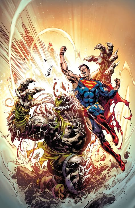 Superman Doomsday, Art With Color, Superman Artwork, Superman Family, Superman Art, Adventures Of Superman, Dc Villains, Dc Comics Artwork, Dc Comics Characters