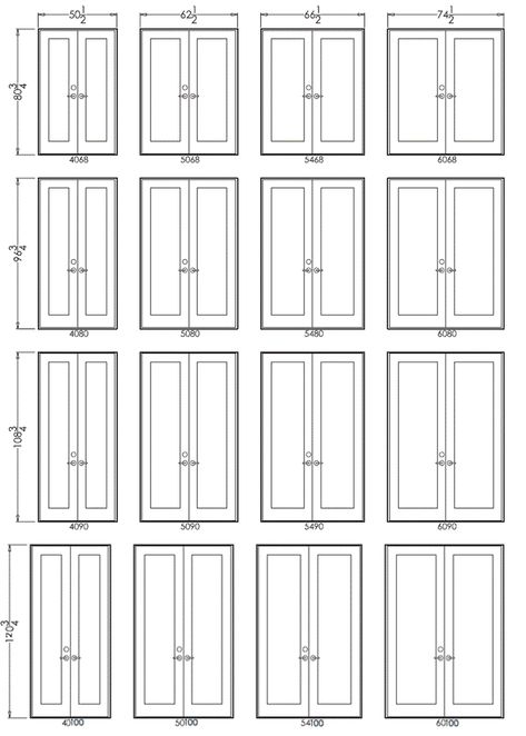 Garage door dimensions