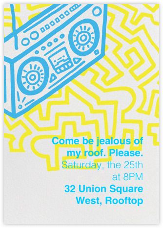 Block Party - Paperless Post Cookout Invitations, Block Party Invitations, Picnic Invitations, Online Party Invitations, Church Inspiration, Summer Party Invitations, Bbq Invitation, Party Invite Design, Paperless Post