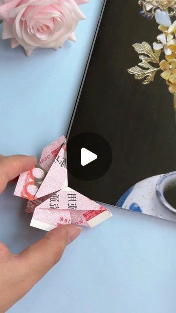 paper crafts creator on Instagram: ""Learn to Easily Fold a Butterfly Bookmark in 5 Steps!" Hashtags:#Origami #ParentChildHandicraft #OrigamiTutorial #DIYBookmark #CreativeCrafts #PaperFolding" Origami Butterfly Bookmark, Craft Ideas Paper, Butterfly Bookmark, Kids Handicraft, Origami Step By Step, Paper Craft Ideas, Origami Butterfly, Paper Bookmarks, Origami Tutorial