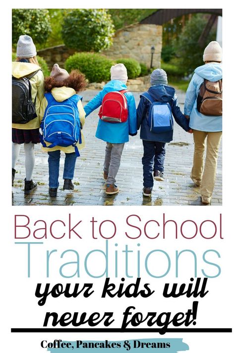 Back to School Traditions to Start This Year Yearly School Traditions, Back To School Rituals, First Day Of School Traditions For Kids, Preschool Traditions, 1st Day Of School Traditions, School Traditions To Start, Back To School Traditions For Kids, Back To School Dinner Party, Traditions Quotes