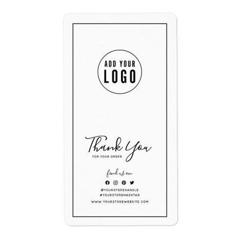 Thank You Packaging Sticker with logo, customize with your own text and design. Perfect for adding a personal touch to your packaging. #thankyoustickers #packagingstickers . #Packaging_Labels_Design_Stickers #Box_Sticker_Packaging #Sticker_Thank_You_Design #Food_Sticker_Design_Packaging_Ideas Sticker Thank You Design, Packaging For Stickers, Aesthetic Label Design, Packaging Label Design Stickers, Sticker Box Package Design, Seal Sticker Packaging, Box Sticker Design, Sticker Label Design, Tea Store Design