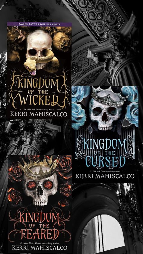 Kingdom Of The Feared, Sicilian Restaurant, Kingdom Of The Cursed, Kingdom Of The Wicked, Kerri Maniscalco, Wicked Book, Reading Library, Rainbow Magic, Books Collection