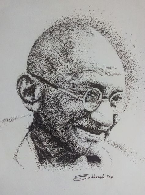 Gandhi Sketch, Gandhi Jayanti Wishes, Micron Pen Art, Rainy Day Photography, Sketch Images, Bond Paper Design, Micron Pen, Gandhi Jayanti, Abstract Art Painting Techniques